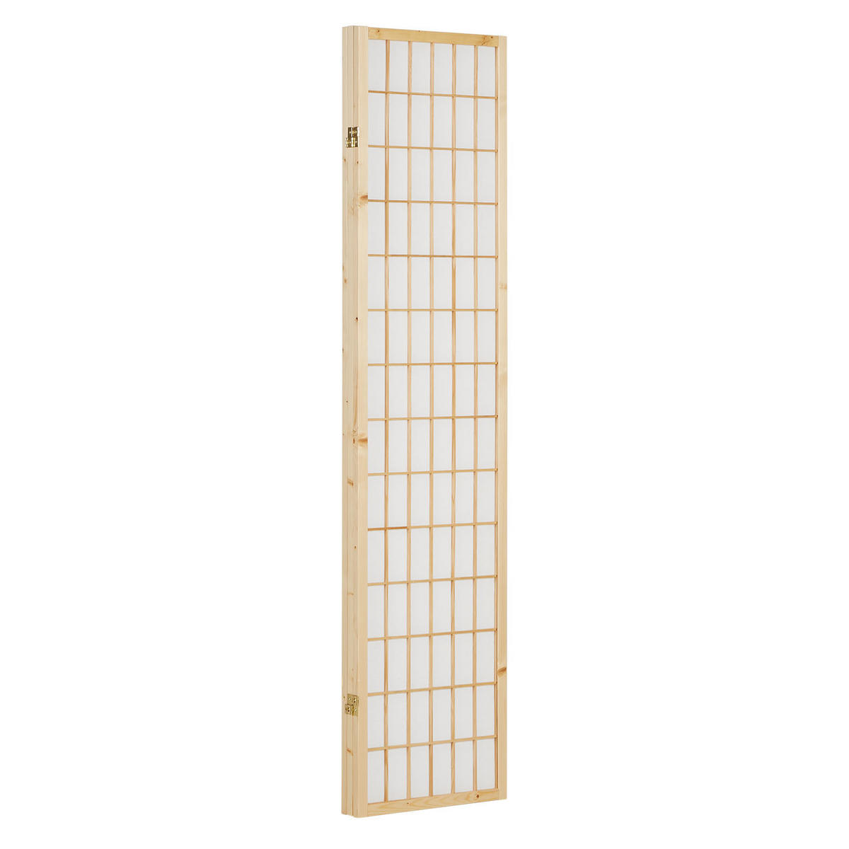 PARAVENT 3-tlg. 132/175 cm Braun Shoji - Braun, Holz (132/175/2cm) - Homestyle4u