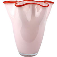 VASE Art Nouveau rosa - Rosa, Glas (25cm) - FURNARO