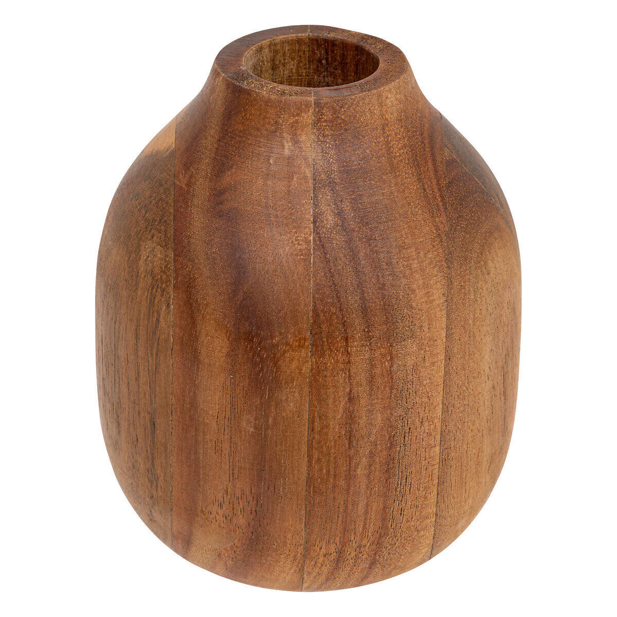 VASE Soliflore Akazienholz - Braun, Holz (12cm) - Atmosphera Createur d´interieur