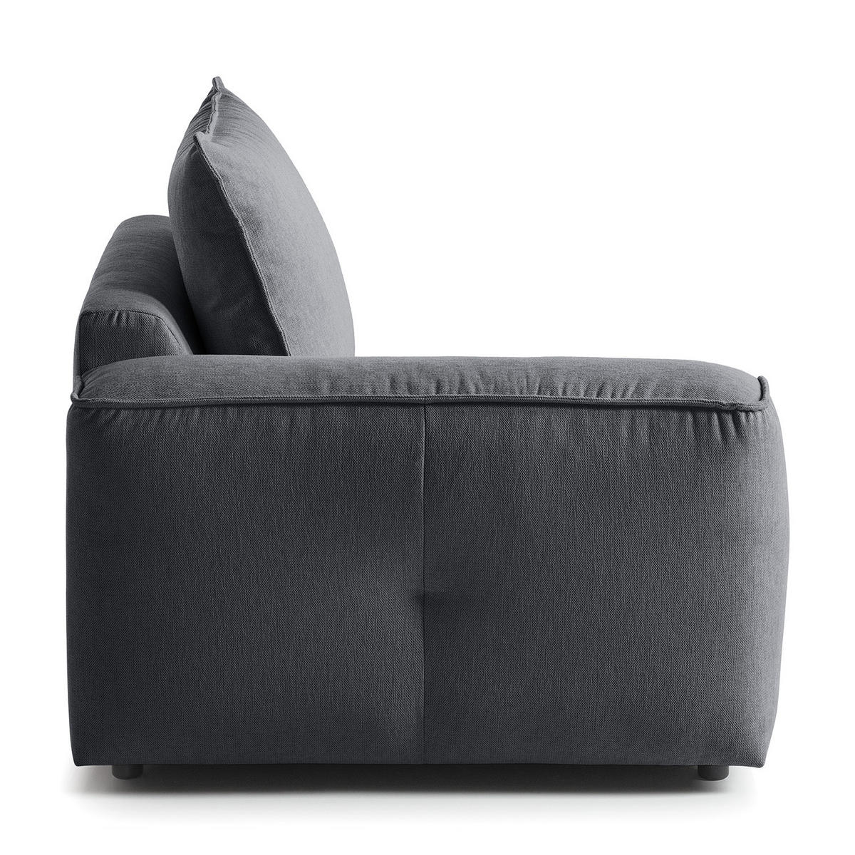 MODULSESSEL - Grau, Holz/Textil (104/82/99cm) - home24