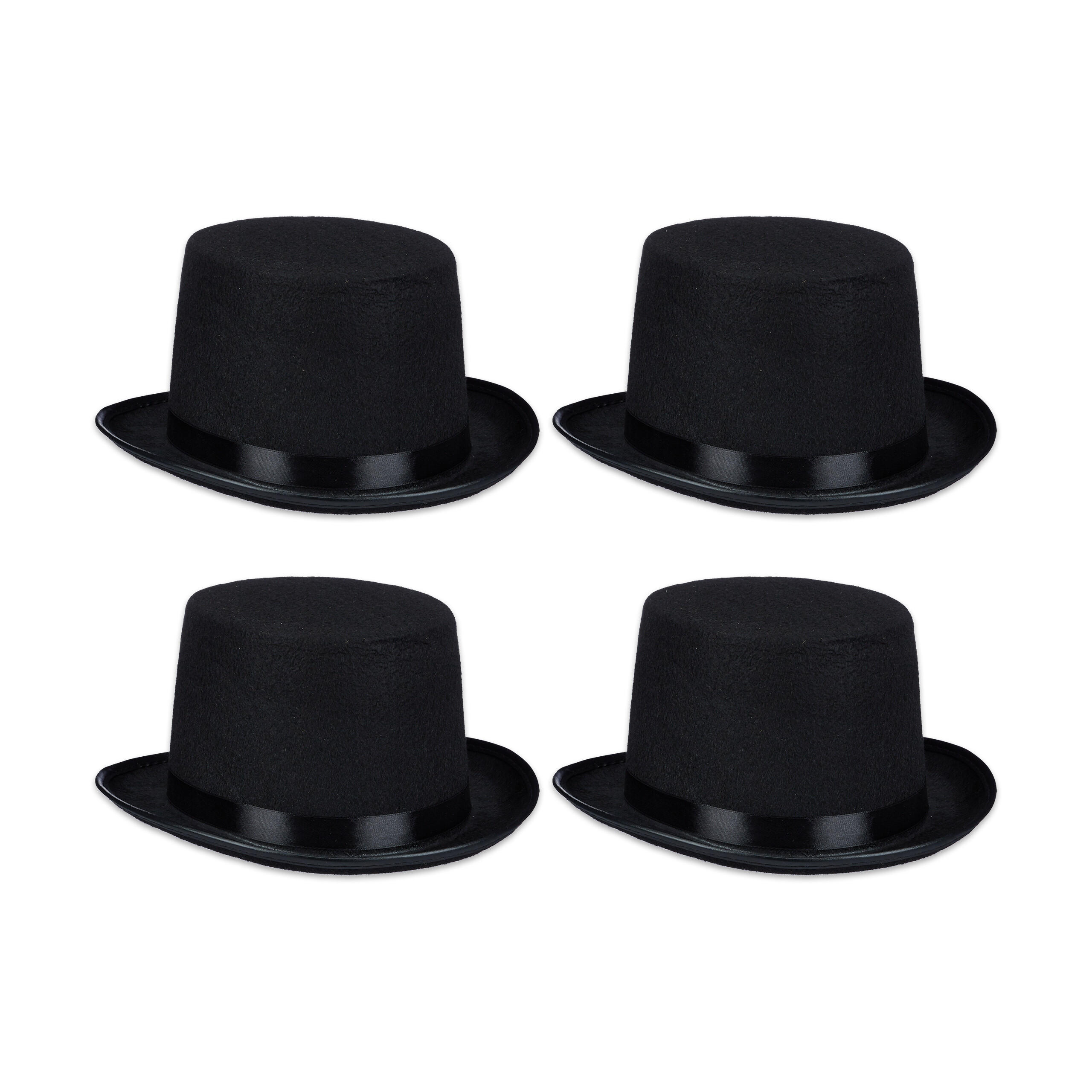 4XKLOBÚK - čierna, textil (26/13/31cm) - Relaxdays