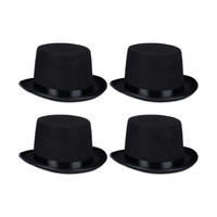 4XKLOBÚK - čierna, textil (26/13/31cm) - Relaxdays