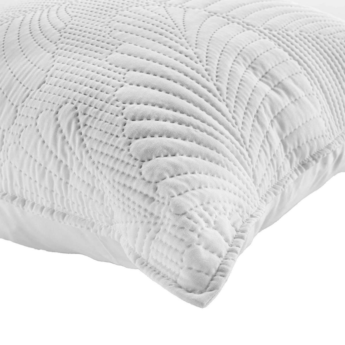 DEKO-KISSENBEZUG mit Muster Colombine 40/40/0,5 cm - Weiß, Textil (40/40cm) - Douceur d´intérieur