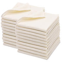 REINIGUNGSTÜCHER, 20er-Set, 80% Baumwolle, 20% Polyester, Weiß - Weiß, Naturmaterialien (40/40cm) - Zollner