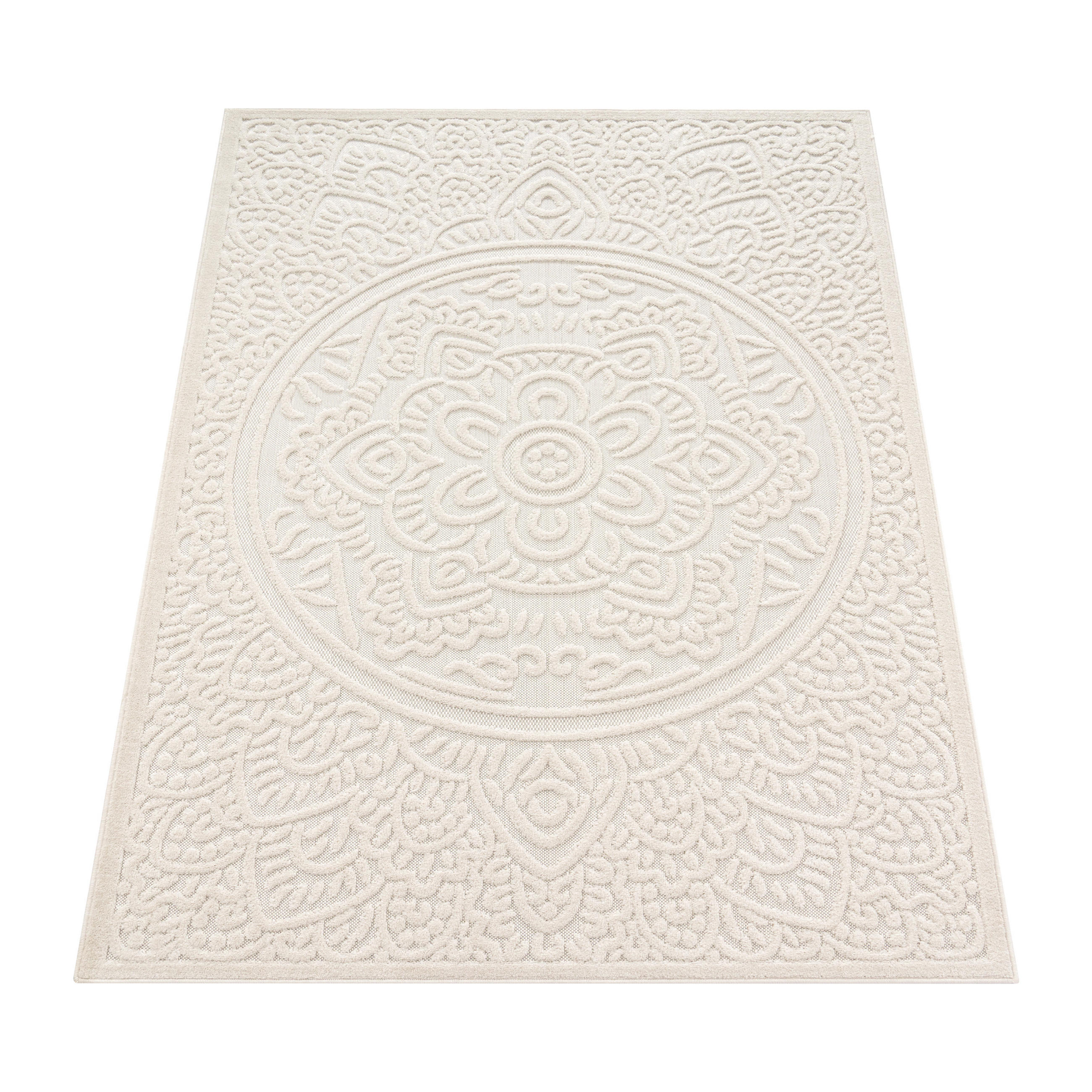 KURZFLORTEPPICH 60/100 cm Cotton 232 - Creme, Textil (60/100cm) - Paco Home