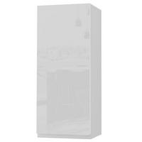 HÄNGESCHRANK Florence W4/40 Weiß / RAL 9003 signalweiß HG 40 / 32,5 / 96cm - Türanschlag links - Weiß Hochglanz/Weiß, Holz/Holzwerkstoff (40/96/32.5cm) - Feldmann-Wohnen