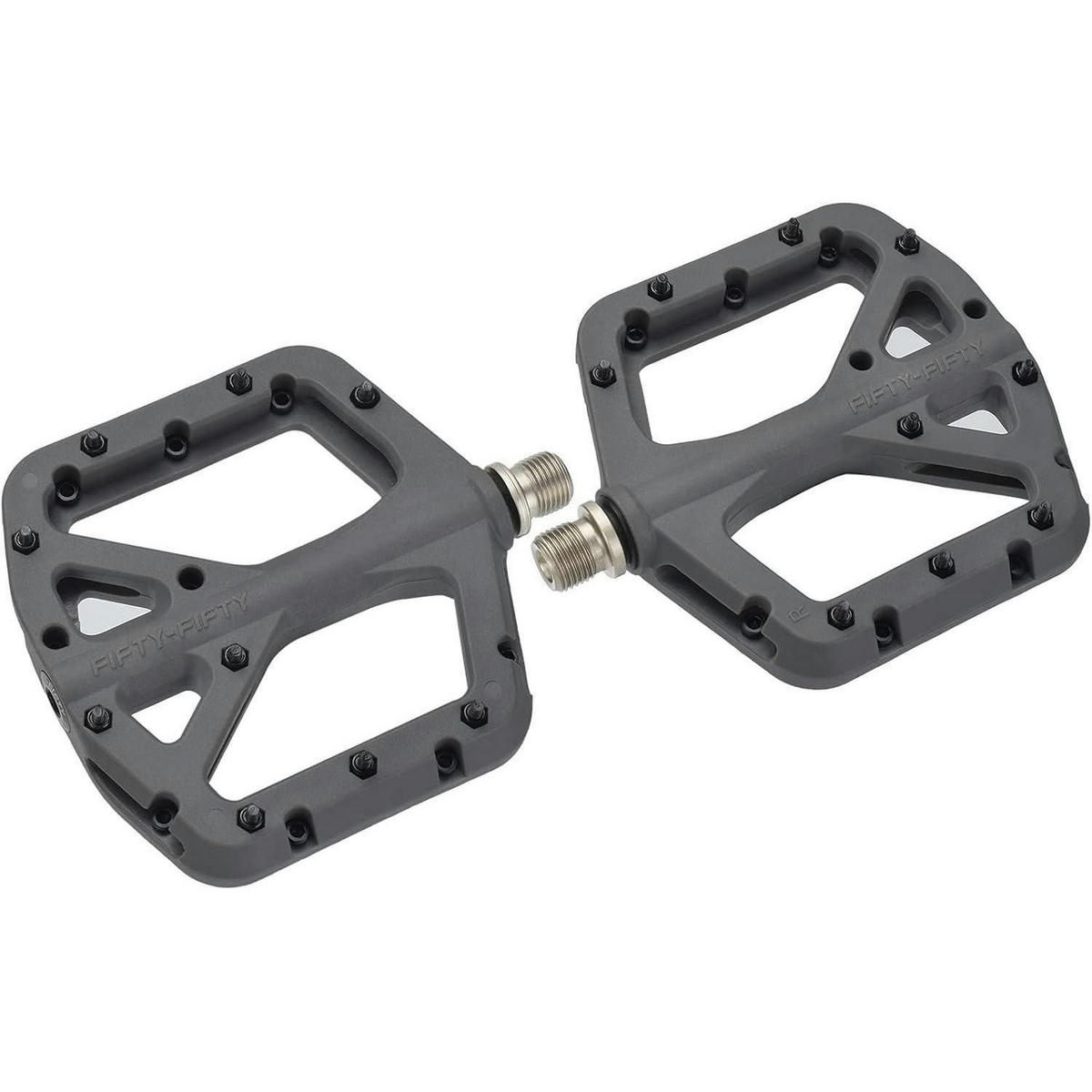 FAHRRADPEDALE Nylon Composite Grau 9/16 Zoll - Grau, Kunststoff (10.4/1.5/10.4cm)