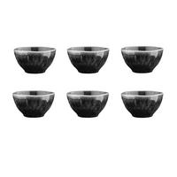 SCHALEN Moon Ø14,5cm - 6er-Set -Tintenfarben - Schwarz, Keramik (14.5cm) - Björn