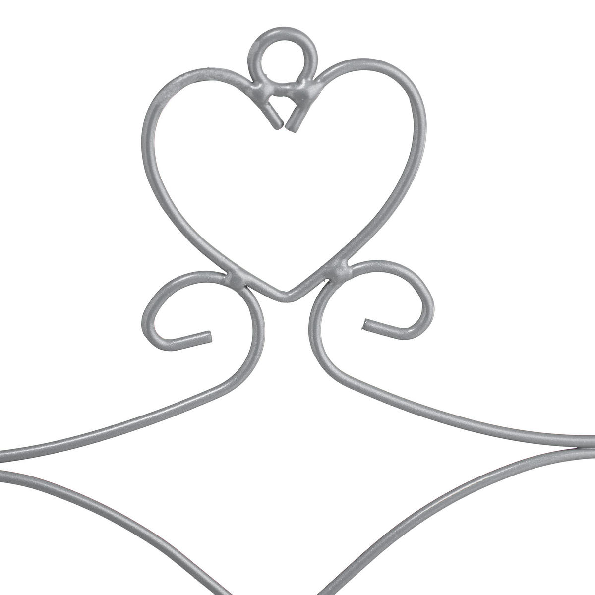 WANDSCHMUCKHALTER - Silberfarben, Metall (36.5/30/3.5cm) - Relaxdays