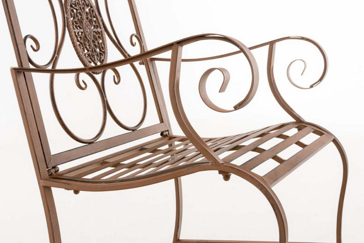 STUHL Pamela antik braun - Braun, Metall (62/94/53cm) - TPFGarden