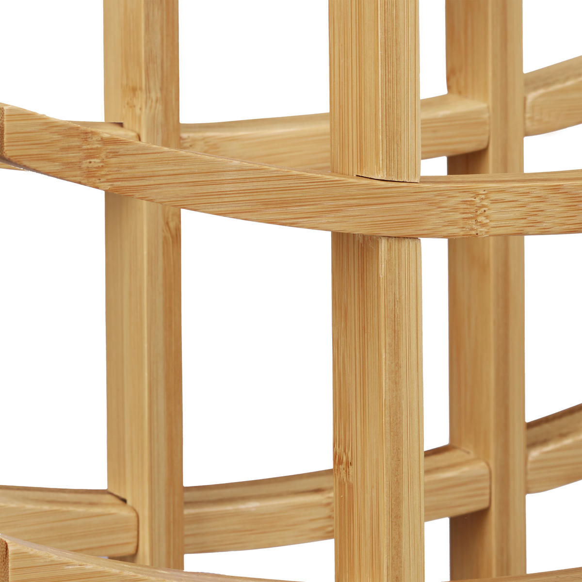 WEINREGAL - Hellbraun, Holz (30/42.5/16cm) - Relaxdays
