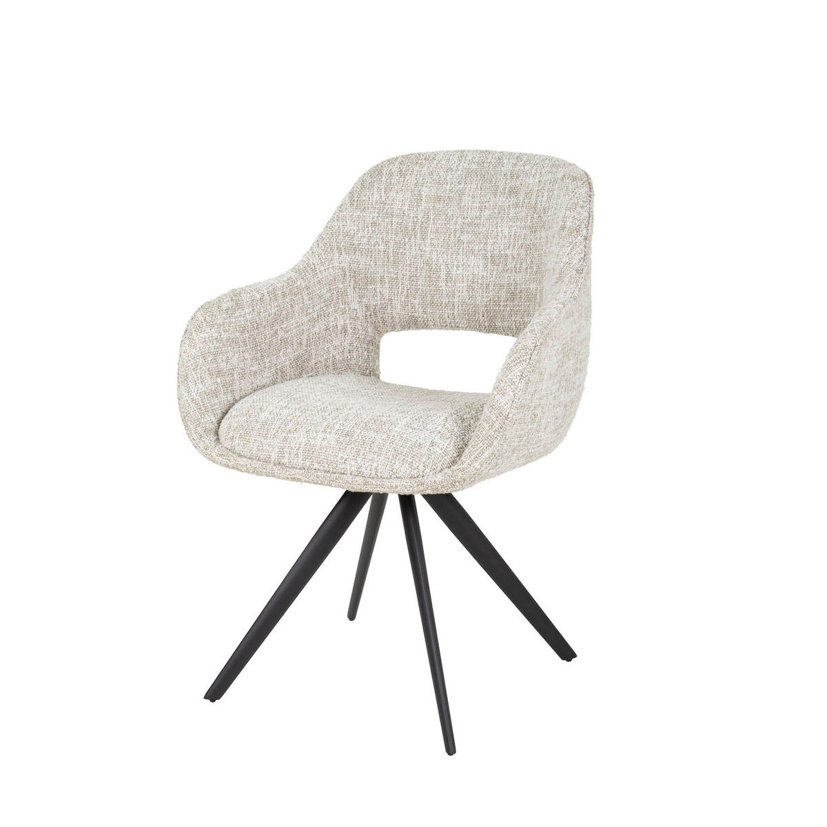 ESSZIMMERSTUHL Spring White 62/60/82 cm 2er-Set - Weiß, Textil (60/82/62cm) - Hoyz Collection