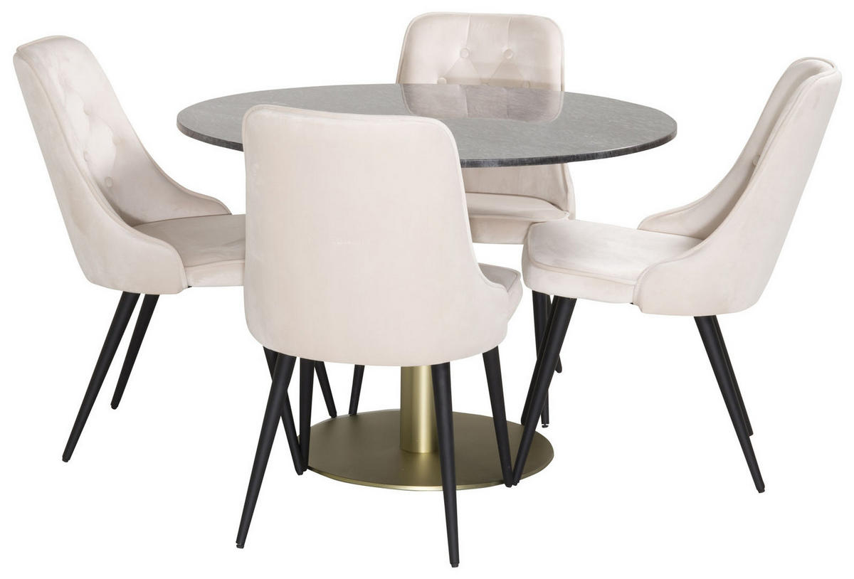 TISCHGRUPPE Beige - Beige, Holzwerkstoff (106/75/106cm) - ebuy24