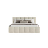 POLSTERBETT Lukhi 200x200 cm, Beige - Beige, Textil (200/200cm) - Fedve