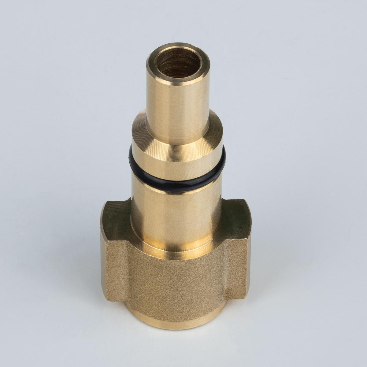 SCHLAUCH Hochdruck 20 m, 160 bar, 60 °C, Düse 1+3, Anschluss 1/4 Zoll, Nylongeflecht, PTFE-Dichtband - Multicolor, Kunststoff/Metall (10/10/10cm)