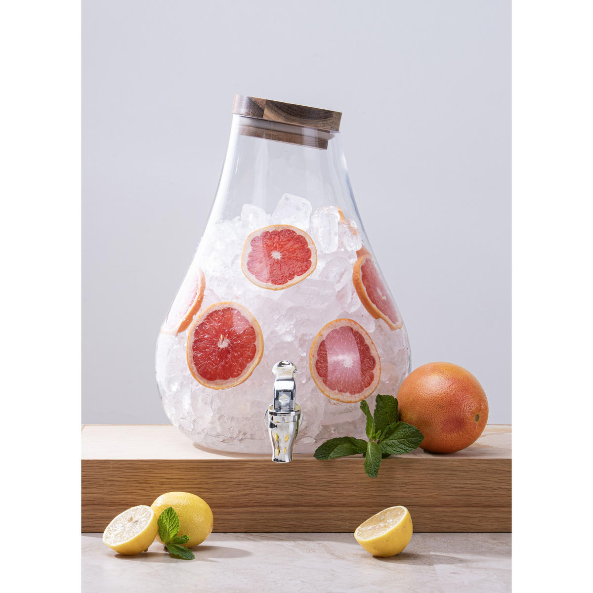 GETRÄNKESPENDER Gather - Klar, Glas (10L) - Ladelle