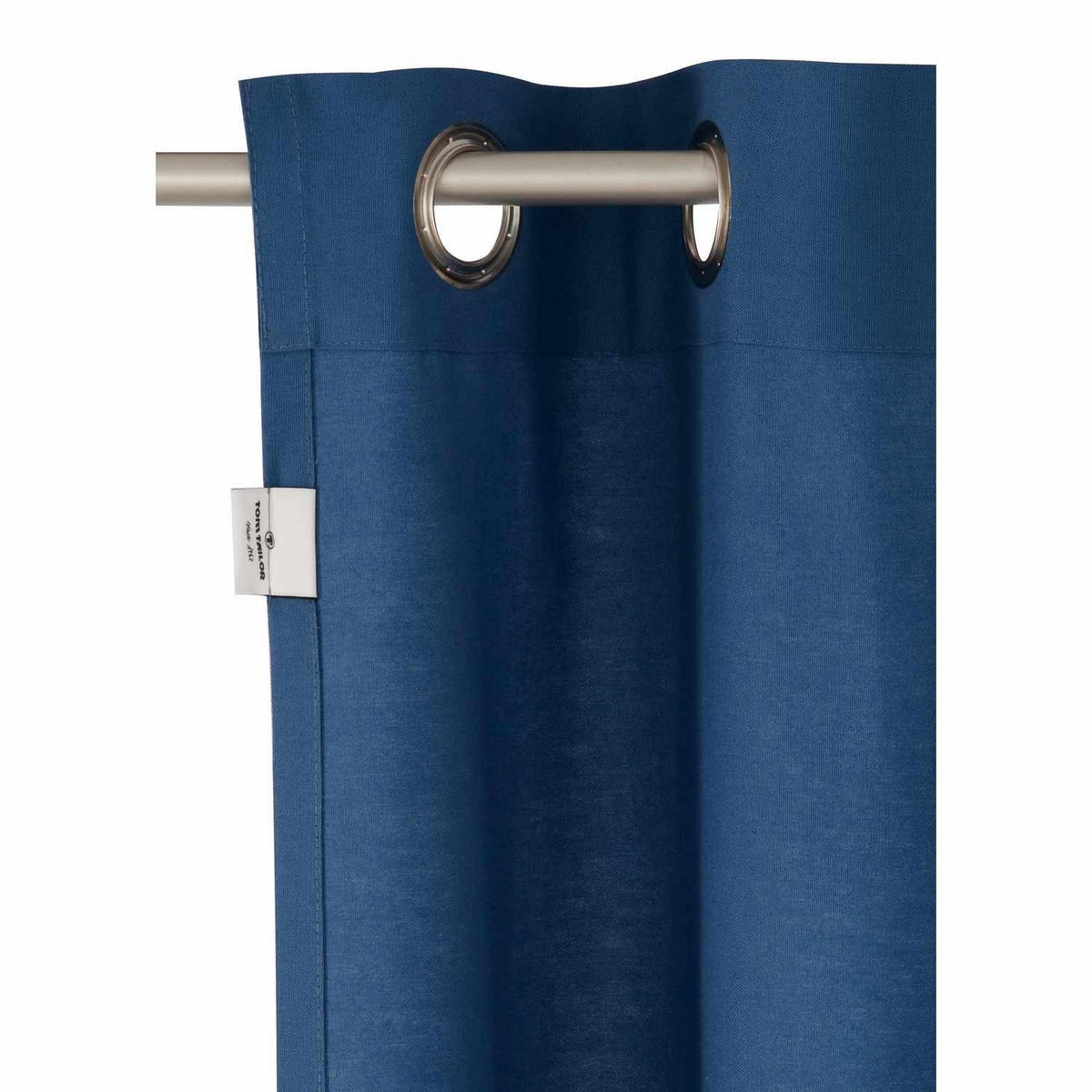 ÖSENVORHANG DOVE Blickdicht - Robinienfarben, Textil (140/0.5/245cm) - Tom Tailor