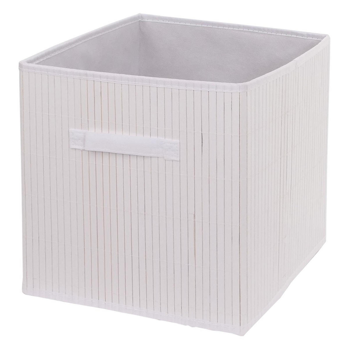 SKLÁDACÍ KRABICE Bílá, sada 4 ks - bílá, dřevo (32/32cm) - MCW
