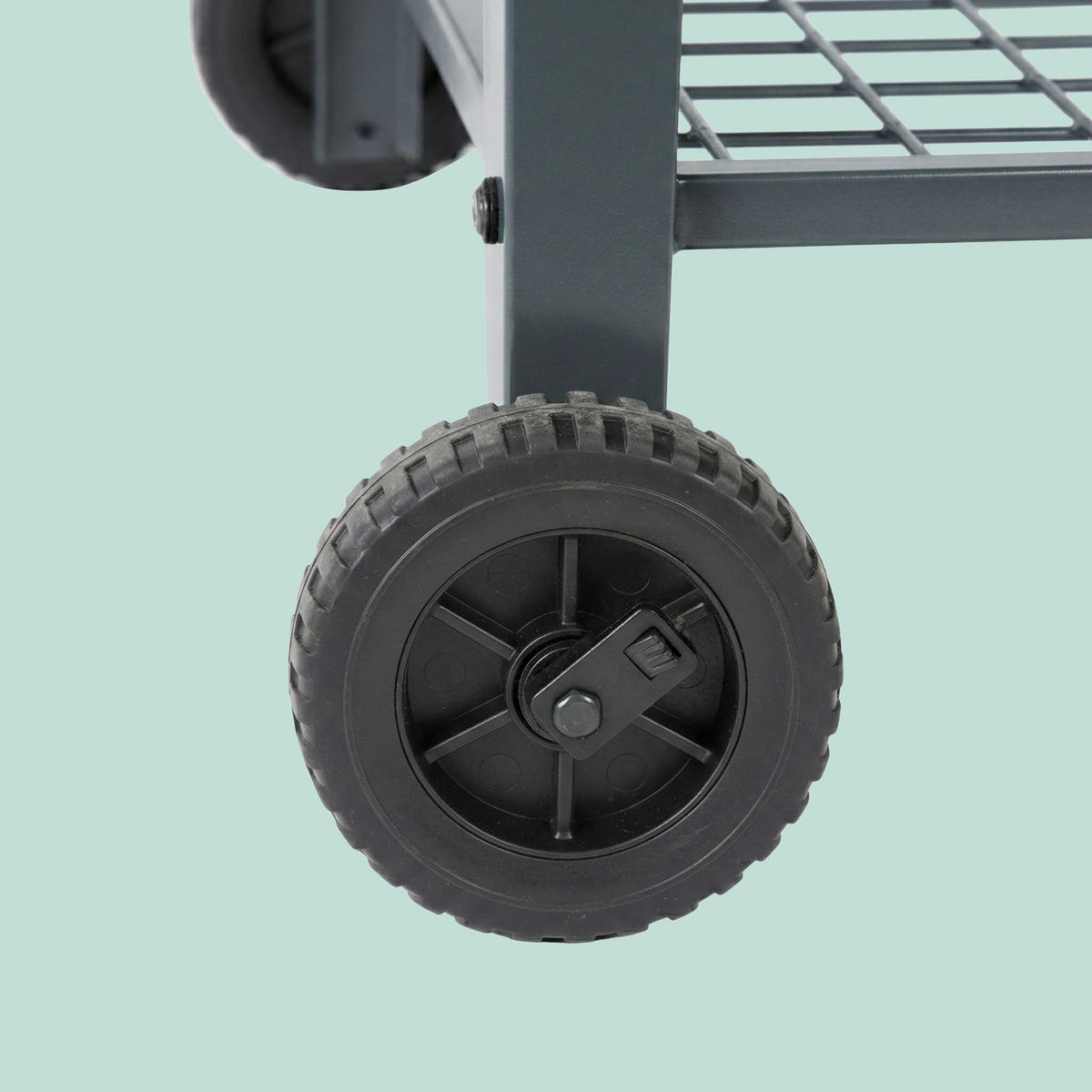 GREDICA - antracit, metal/plastika (85/80/50cm) - Relaxdays