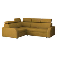 ECKSOFA Oslo 2rR1 80 - Gelb/Silberfarben, Holz/Kunststoff (250/200cm) - MIRJAN24