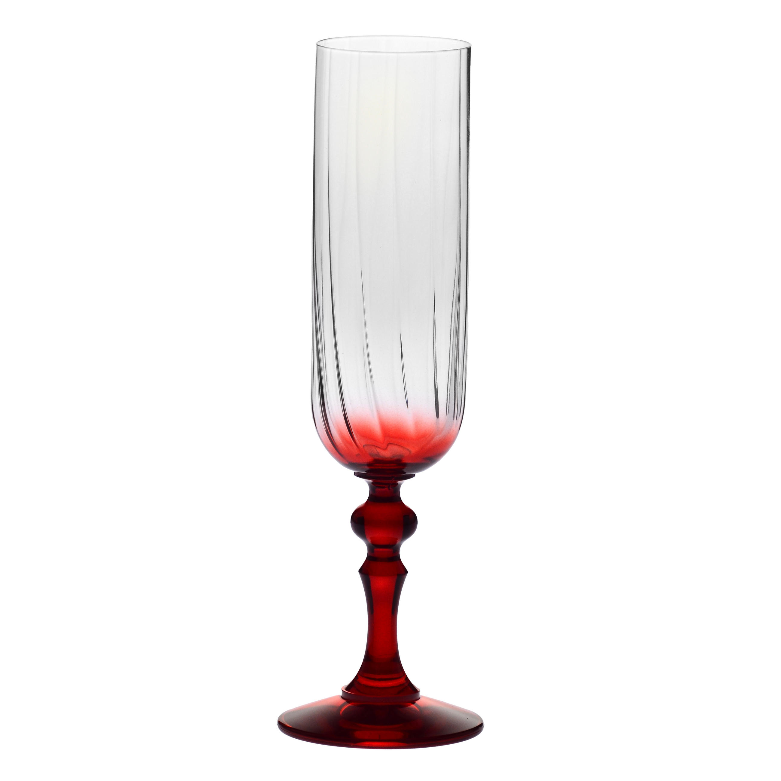 SEKTGLÄSER, 2er-Set, 200 ml - Rot, Glas (0.2L) - Krosno Glass