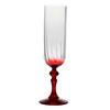SEKTGLÄSER, 2er-Set, 200 ml - Rot, Glas (0.2L) - Krosno Glass