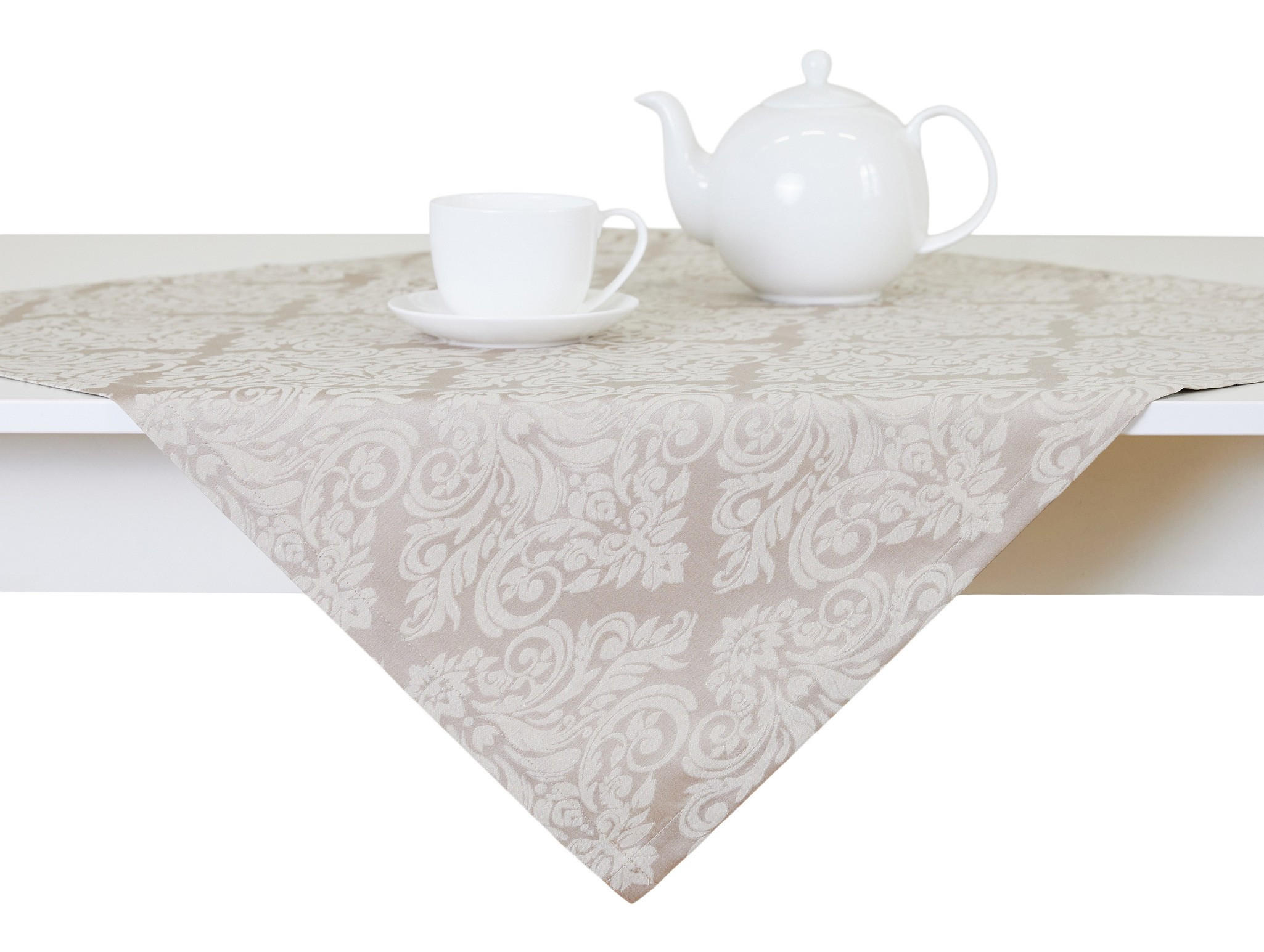 TISCHTUCH Cotini - Beige, Textil (80/80/1cm) - home&you