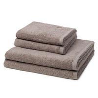 FROTTIERSET Vita 4-teilig - Grau, Textil (50/100cm) - Ross