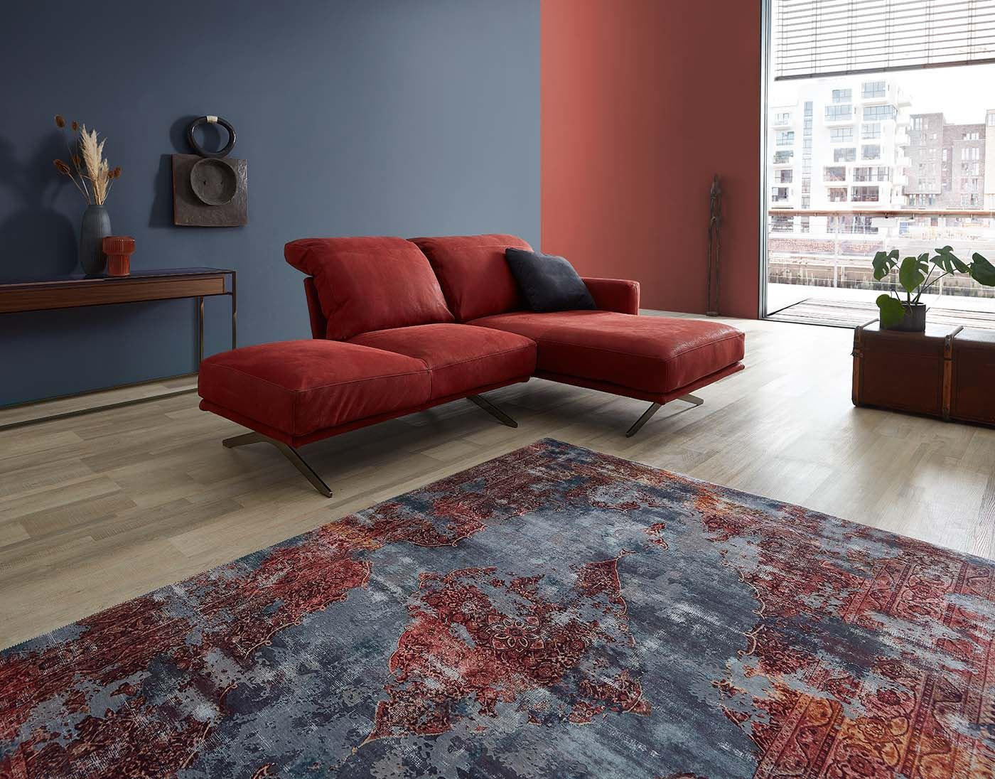 VINTAGE-TEPPICH Cecilia 70x140 cm - Rostfarben, Textil (70/140cm) - Gino Falcone