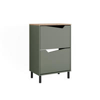 BOTNÍK NA BOTY Marelle Zelená/umělecká - světle šedá/zelená barva, kompozitní dřevo (60/91.6/38cm) - Vicco