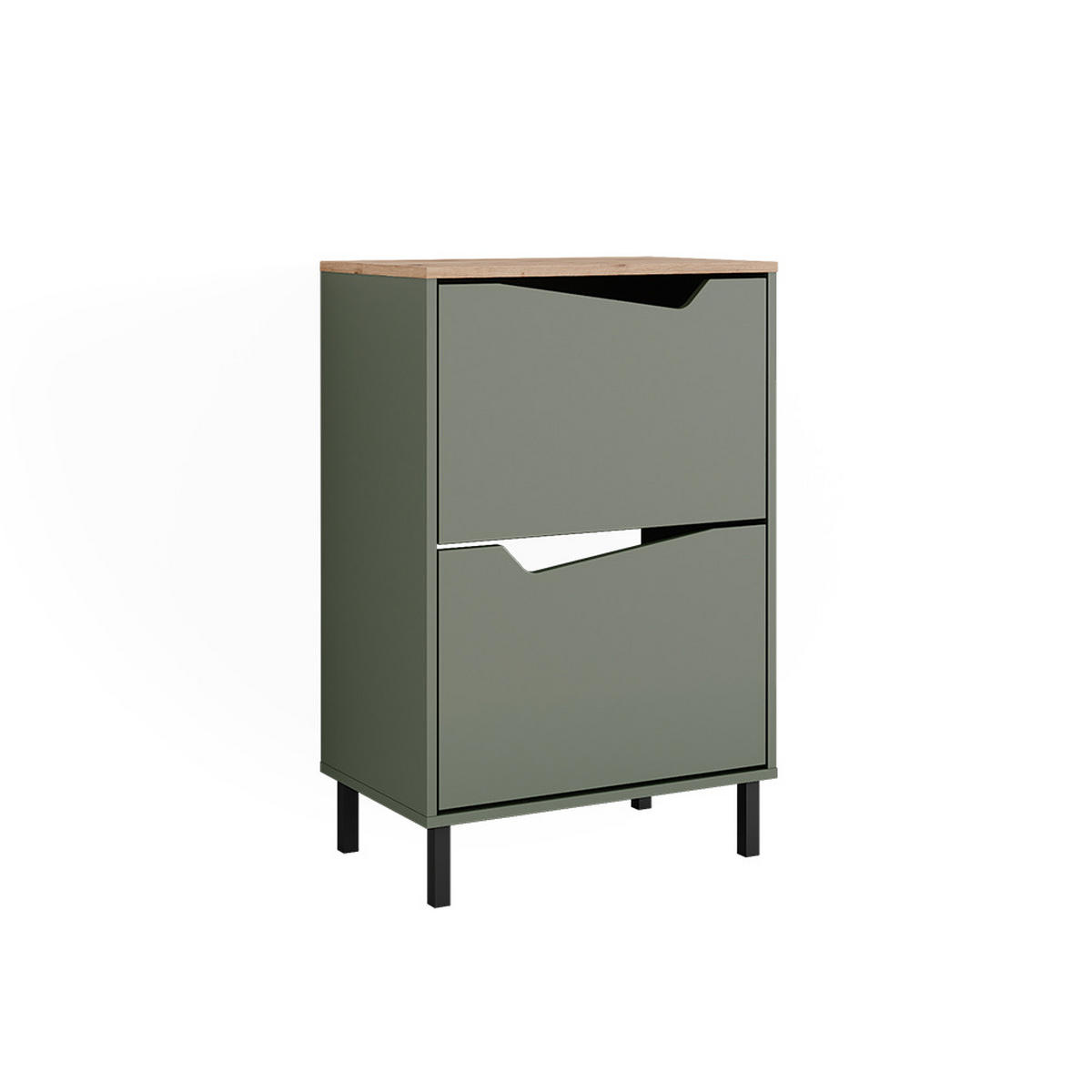 BOTNÍK NA BOTY Marelle Zelená/umělecká - světle šedá/zelená barva, kompozitní dřevo (60/91.6/38cm) - Vicco