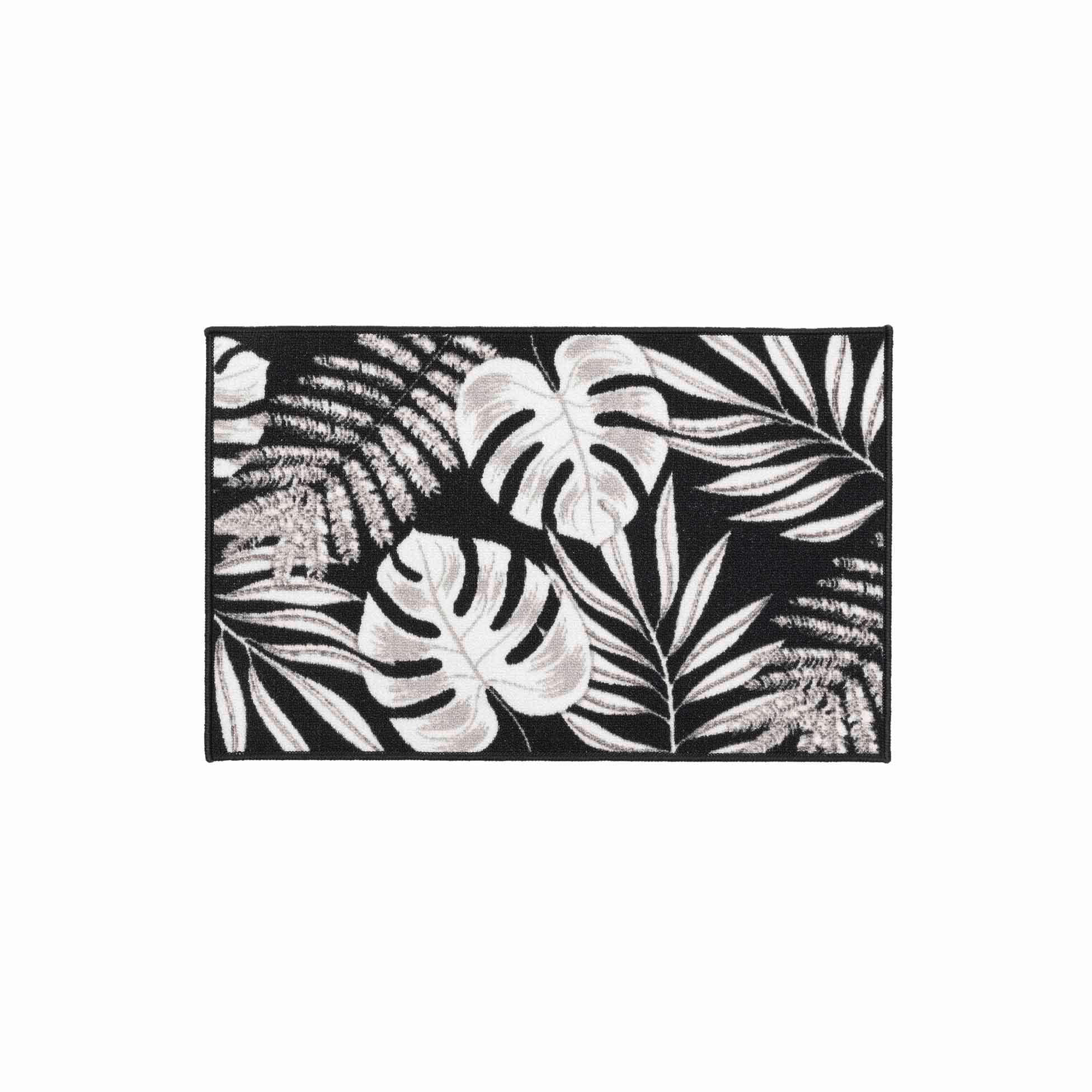 TEPPICH Amber 50/80 cm - Schwarz, Kunststoff (50/80cm) - Douceur d´intérieur