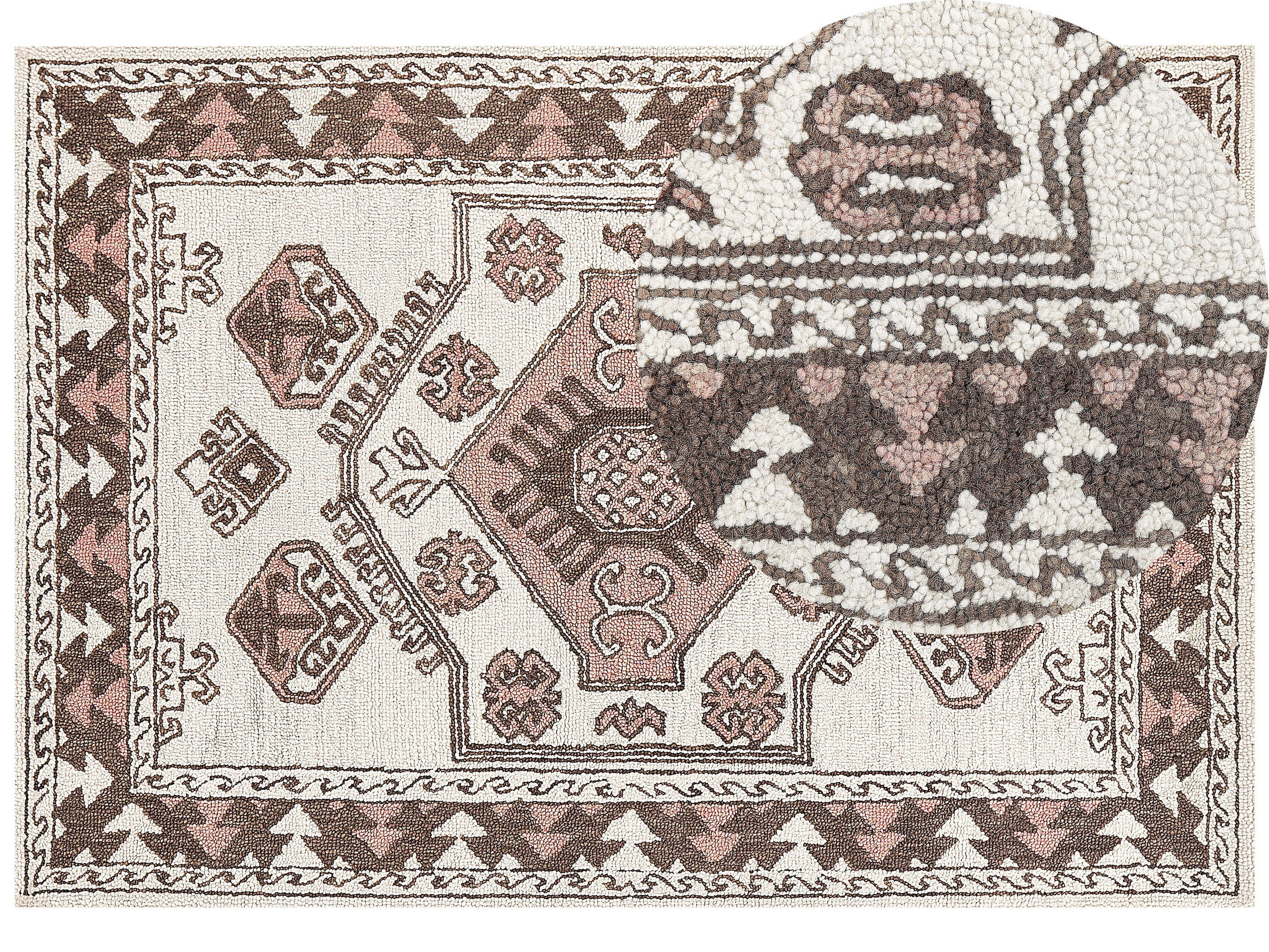 VINTAGE-TEPPICH Tomarza 230/160 cm - Multicolor, Textil (160/230cm) - Beliani