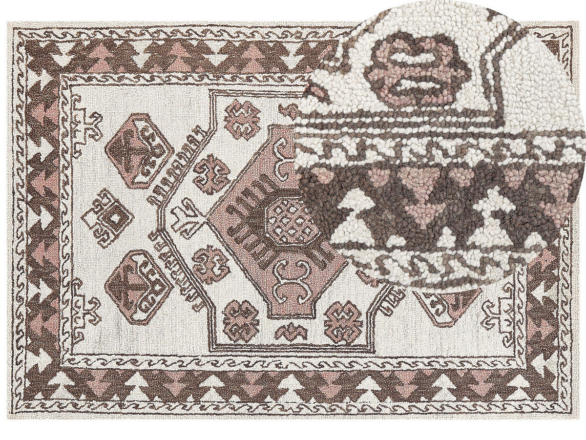 VINTAGE-TEPPICH Tomarza 230/160 cm - Multicolor, Textil (160/230cm) - Beliani