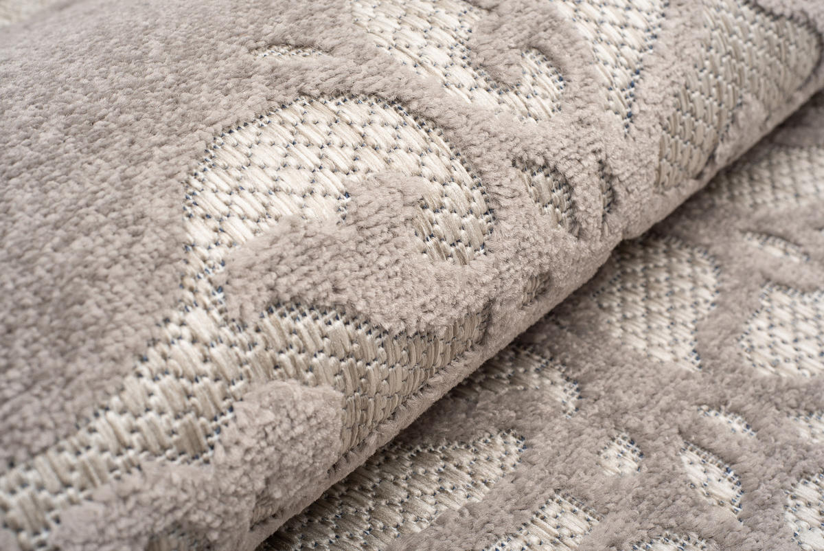 TEPPICH PATIO Grau 300/400 cm - Grau, Kunststoff (300/400cm) - Tapiso