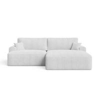 ECKSOFA Serene Grau Rechts - Grau, Holz/Textil (145/259cm) - Graingold