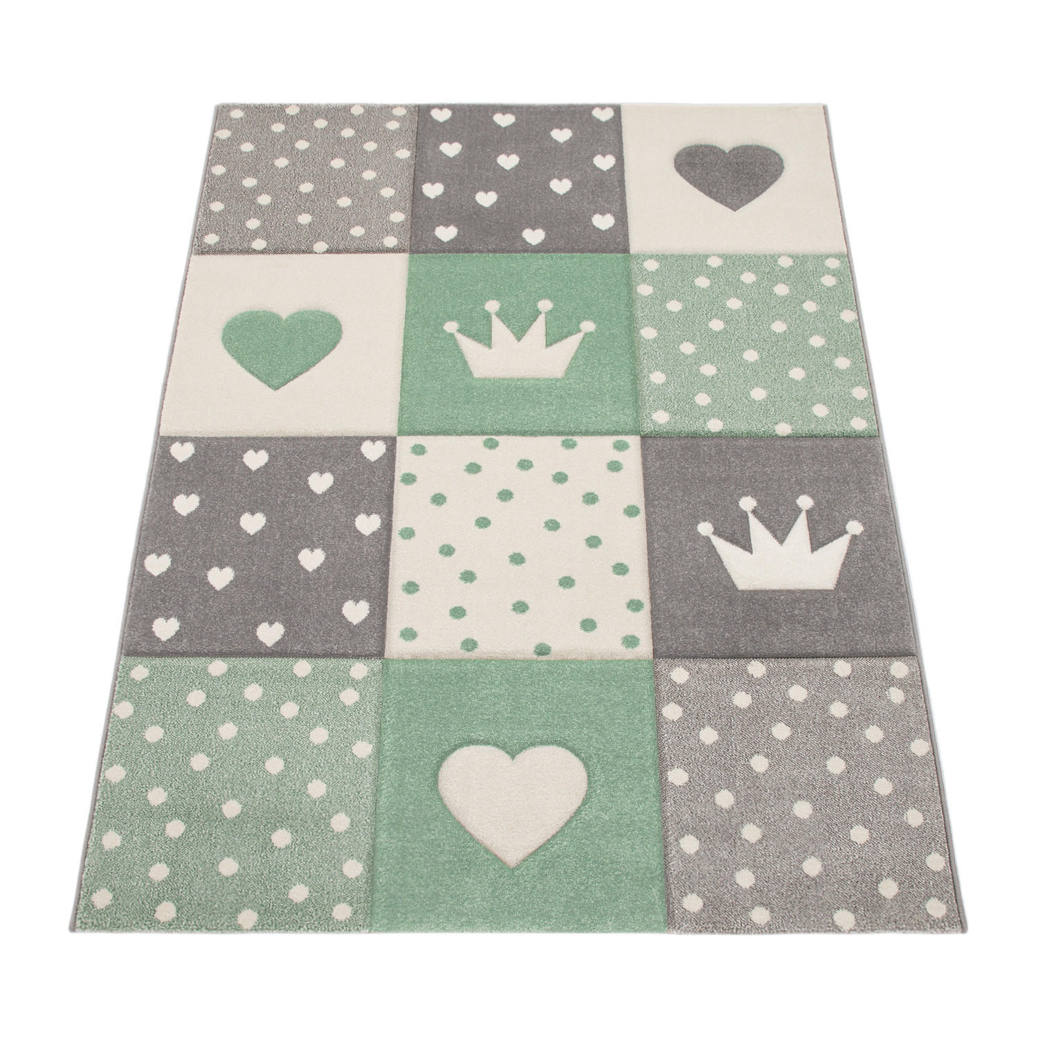 KINDERTEPPICH 160/230 cm Cosmo 339 - Grün, Textil (160/230cm) - Paco Home
