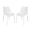 GARTENSTUHL 2er Set Erik Weiß Gartenstühle - Weiß, Kunststoff (50/83/60cm) - DELUKE