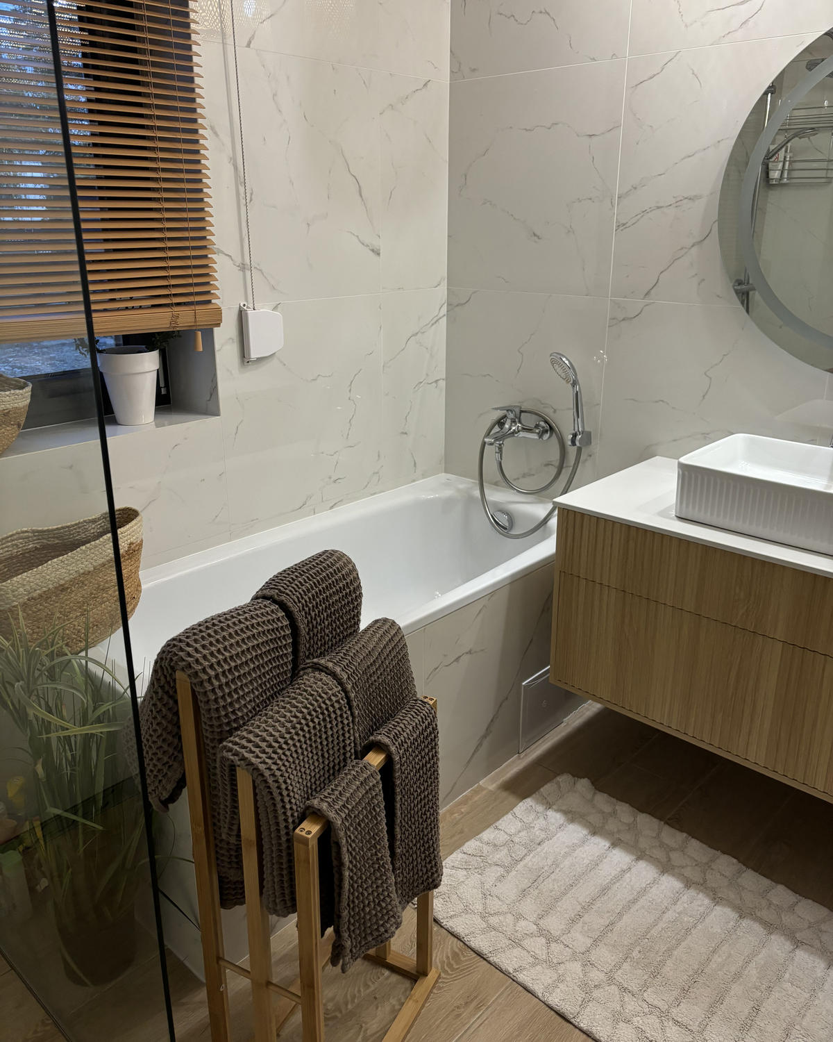 KOUPELNOVÁ PŘEDLOŽKA Světle béžová 60/90 cm Bavlna Tekke - béžová, textil (60/90cm) - Beliani