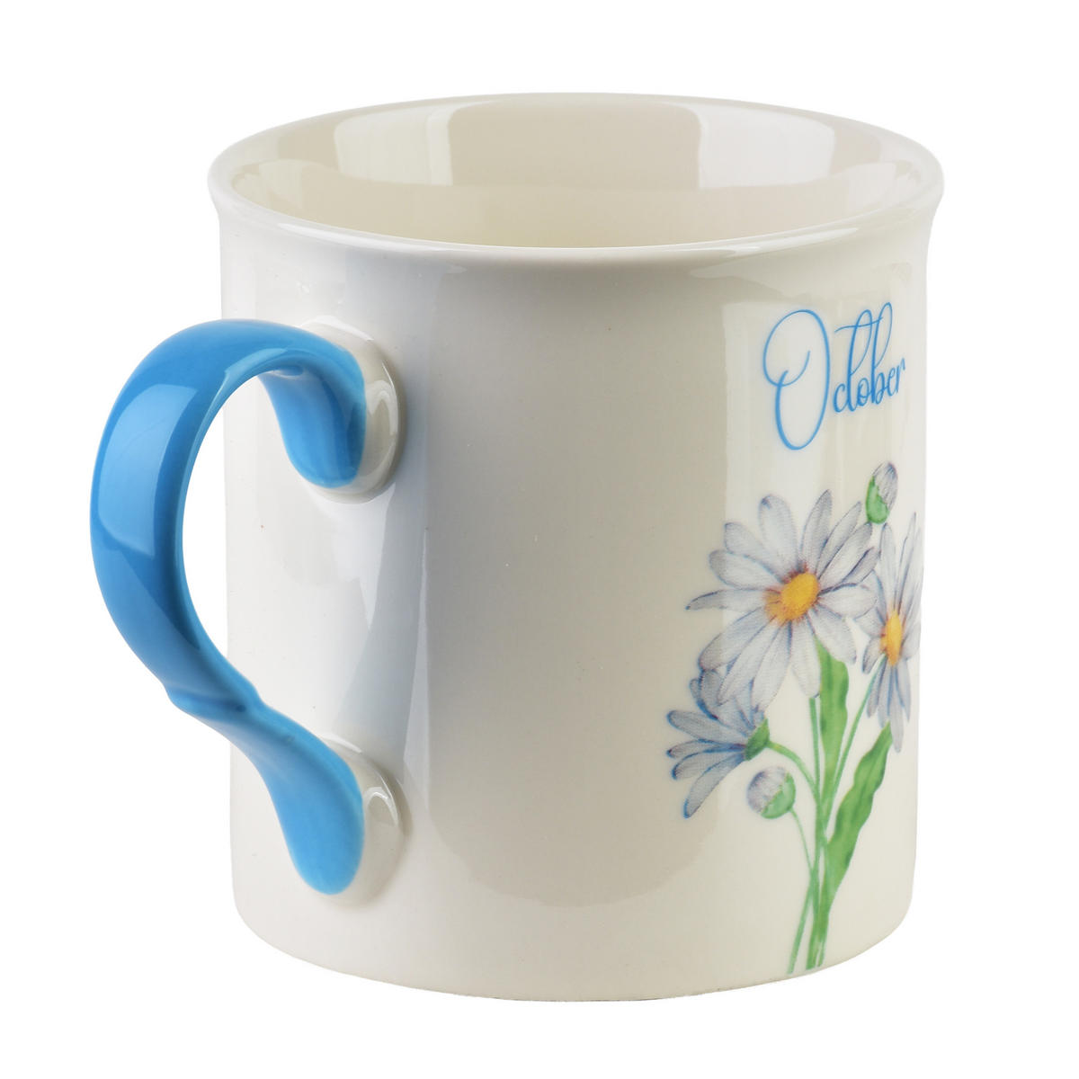 BECHER Mes blau 8.5/10/9 cm Porzellan - Pastellblau, Keramik (0.32L) - Mondex