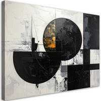 LEINWANDBILD 3D und geometrisch 120x80cm - Grau, Textil (120/80cm) - Feeby