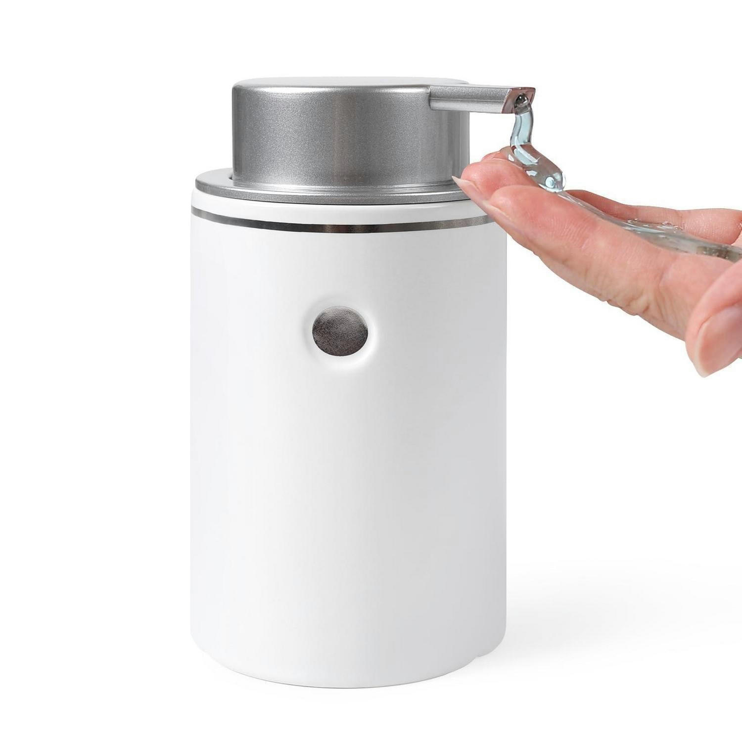 SEIFENSPENDER Keramik Weiß mit großem Pumpenkopf - Weiß, Keramik (7.9/14.1/7.9cm)