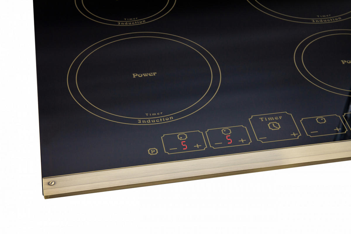 INDUKTIONSKOCHFELD - Schwarz, Keramik (59/5.5/52cm) - Kaiser Küchengeräte