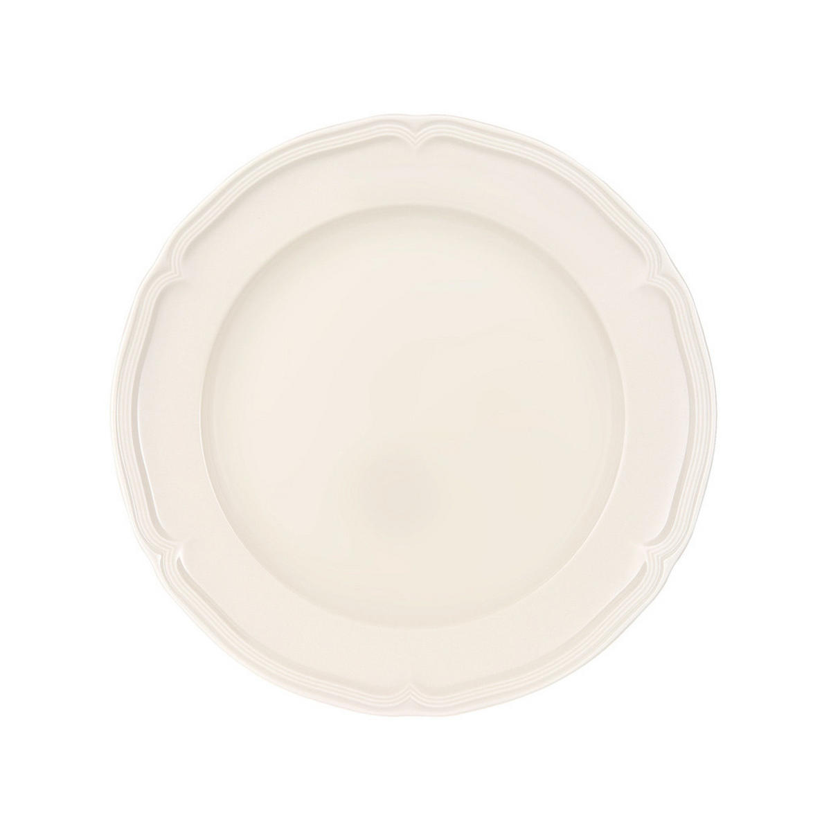 SPEISETELLER Manoir weiß ø 26,7 cm - Weiß, Keramik (26.7cm) - Villeroy & Boch