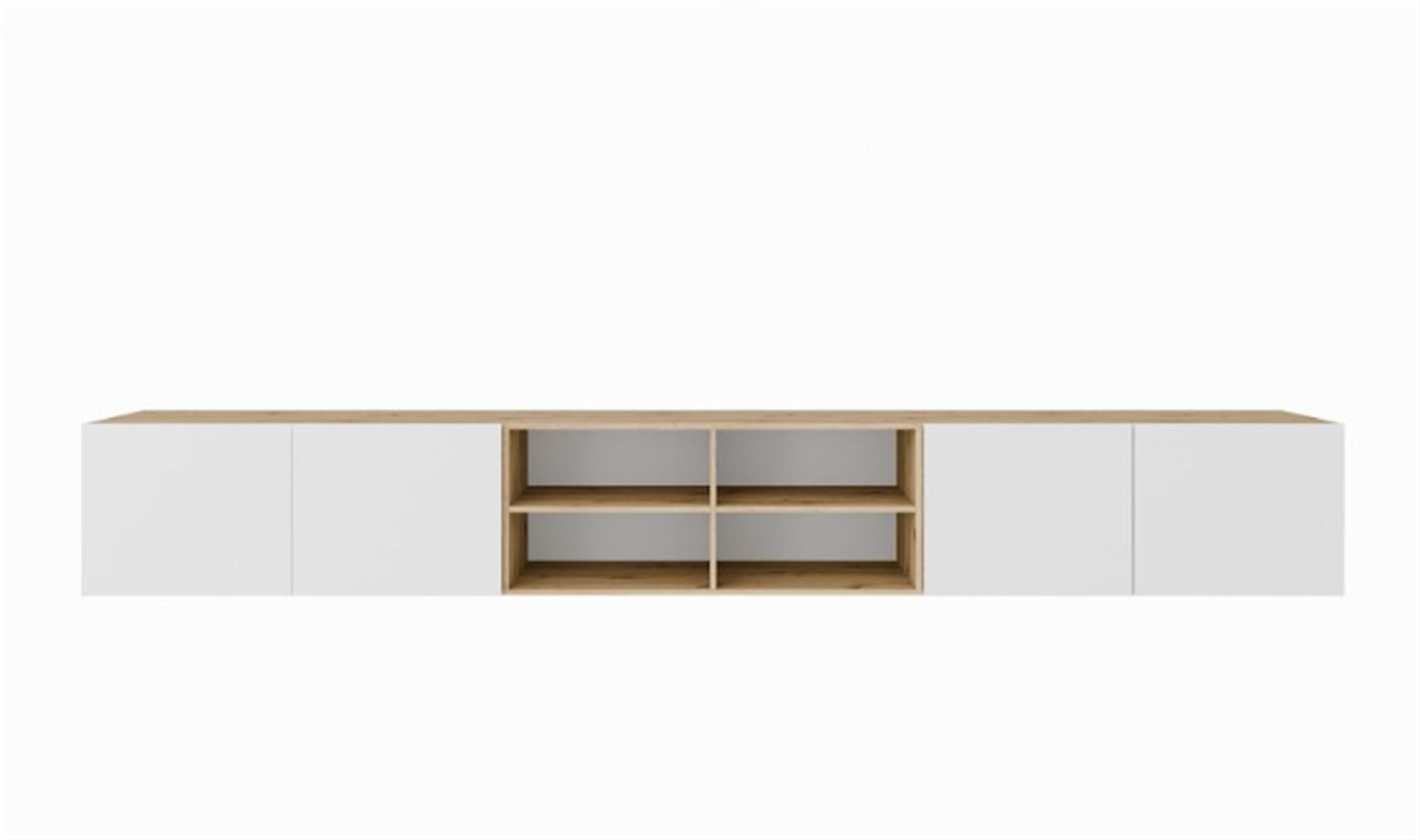Masseno Lowboard Eiche Artisan 300x41x40 cm