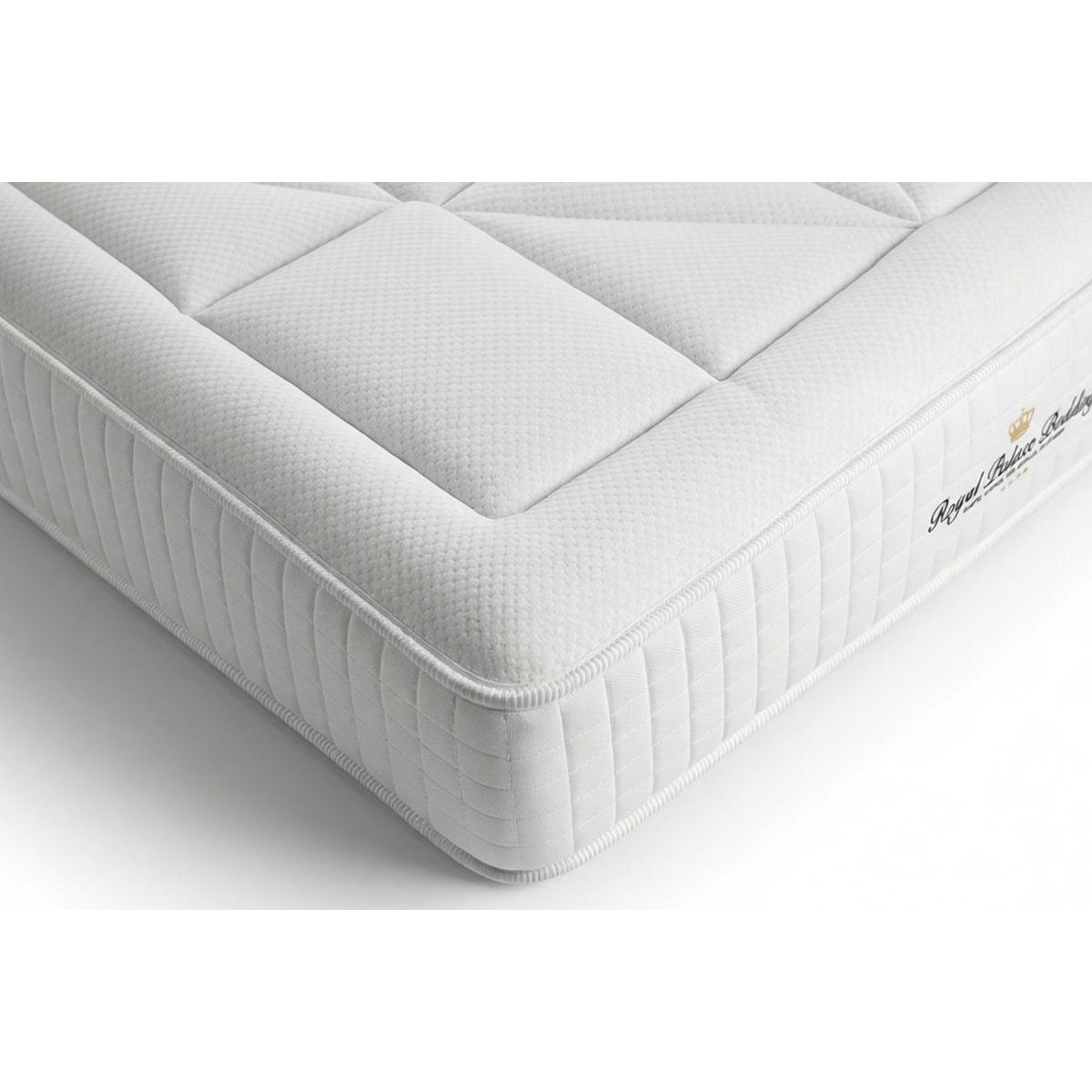 MATRATZE Windsor Taschenfederkern und Memory-Schaum 100 x 200 cm h1 - Weiß, Textil (100/200cm) - ROYAL PALACE BEDDING