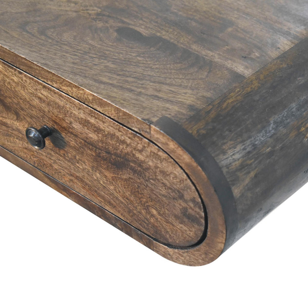 KONZOLNI STOL Avora, viseći - smeđa, drvo (80/15/32cm) - Artisan Furniture