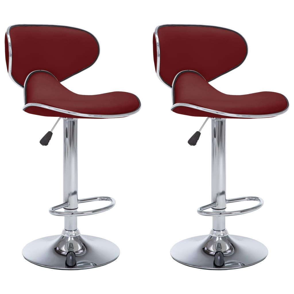 Deluke Barhocker Dunkelrot 50x108x46 cm