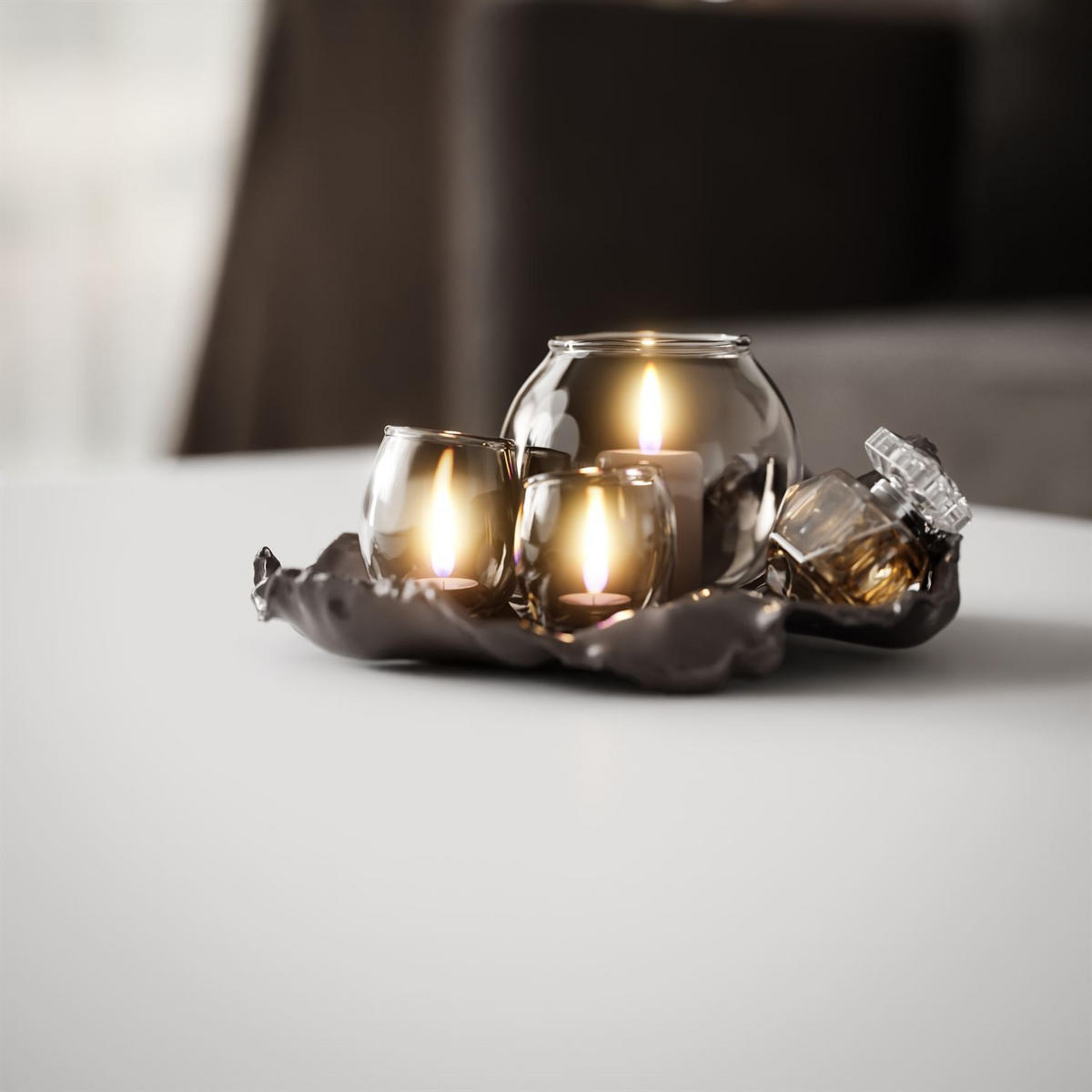 COUCHTISCH SAPHIRA SILVER mit Ablageboden, Weiß matt - Weiß, Holzwerkstoff (60/100/40cm) - Lookway