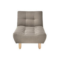 RECAMIERE mit Schlaffunktion - 1 Person - Stoff - Taupe - - Taupe, Textil (84/87/165cm) - Vente-Unique